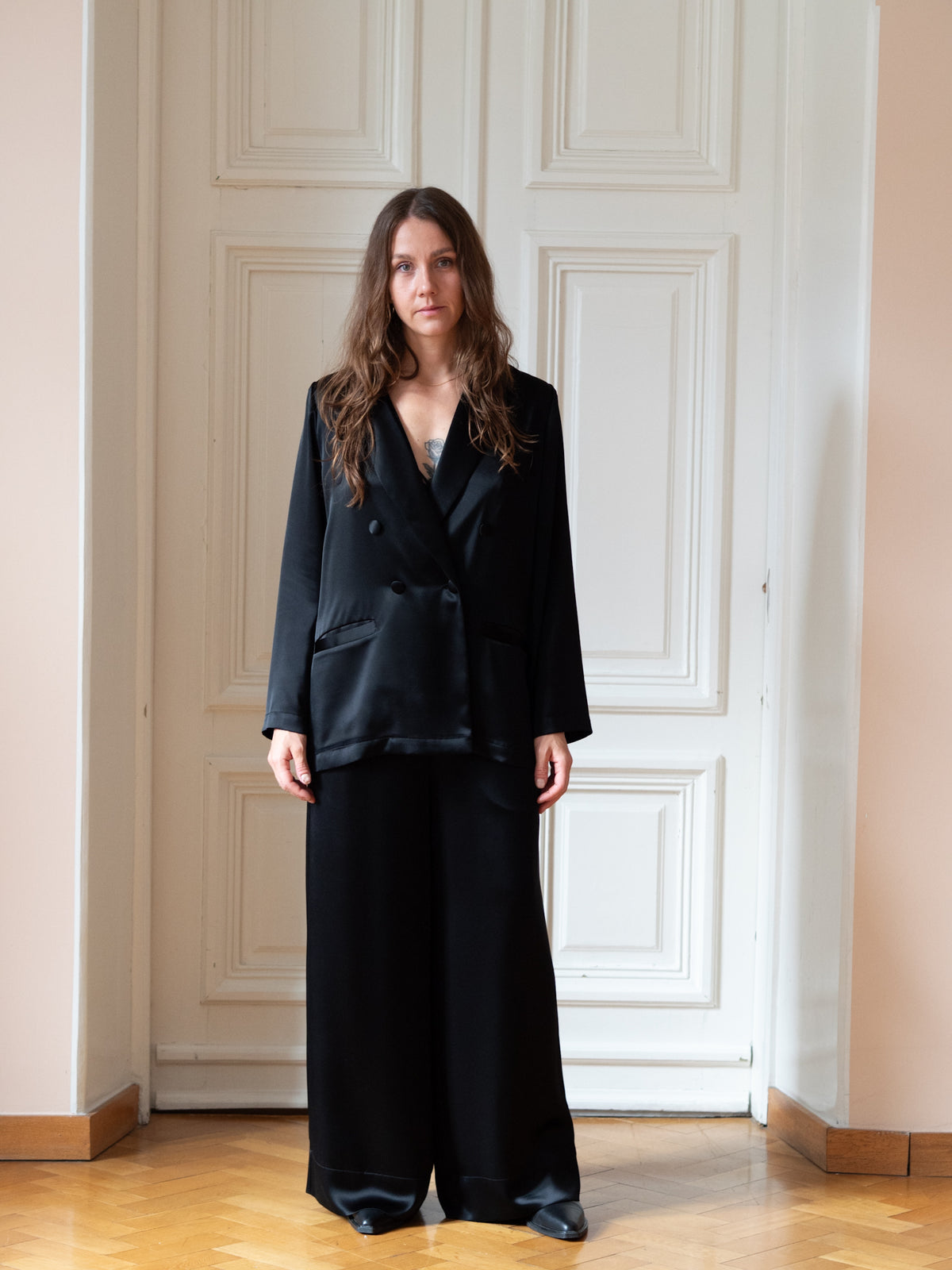 Wide Pants, Black