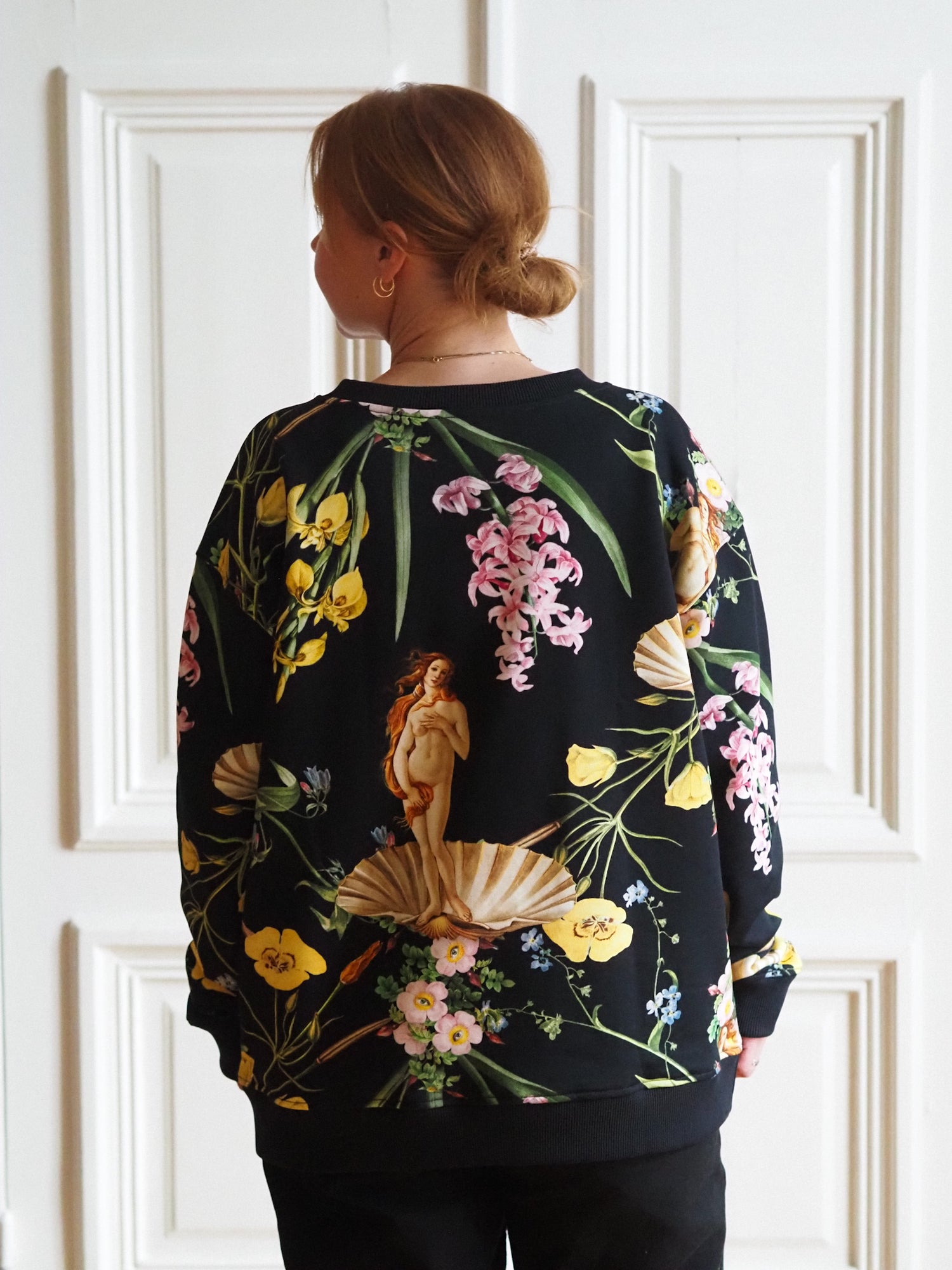 Unisex Sweatshirt, Venus Black