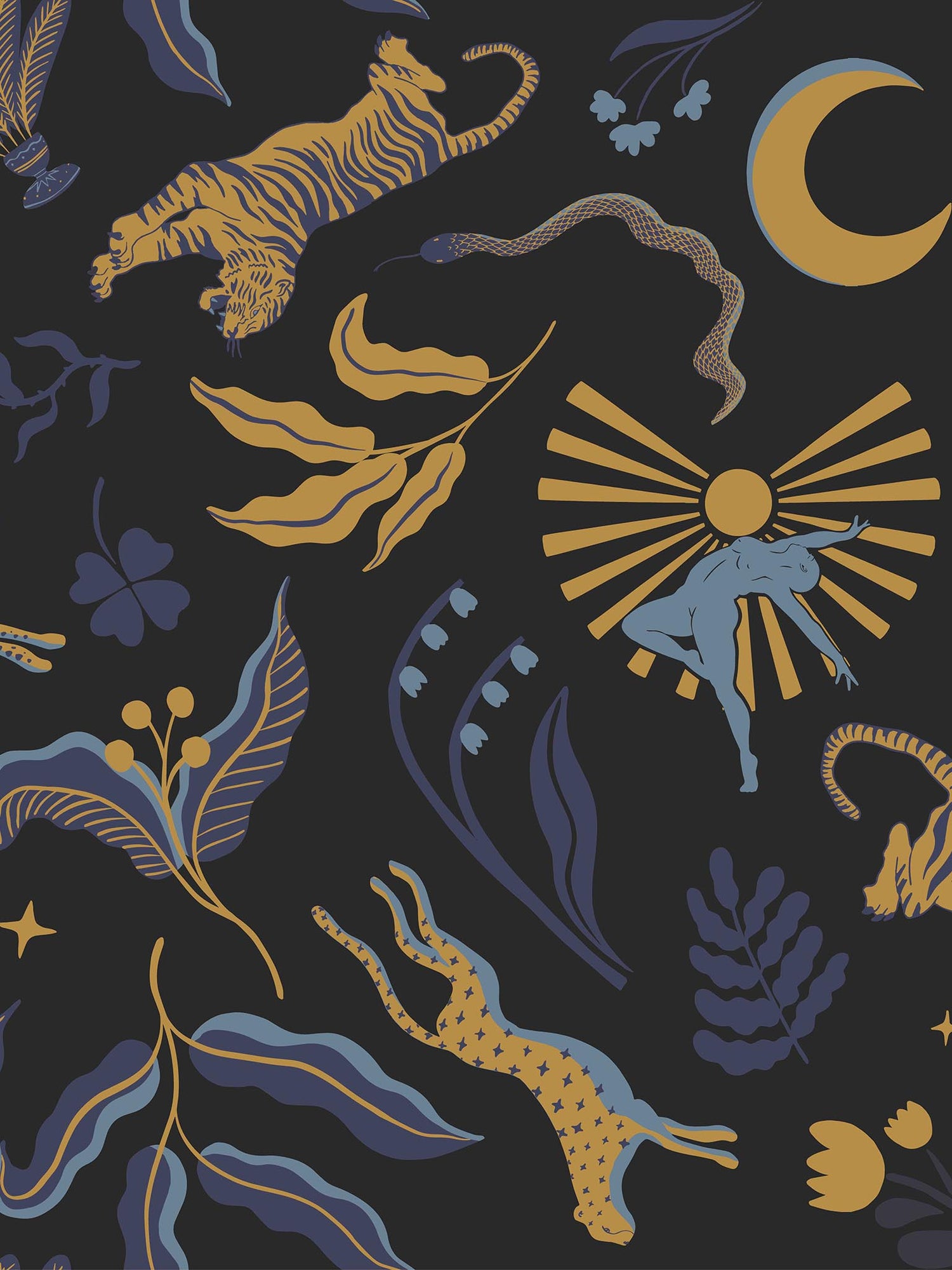 Universe Midnight Kangas, Puuvilla/Elastaani Jersey