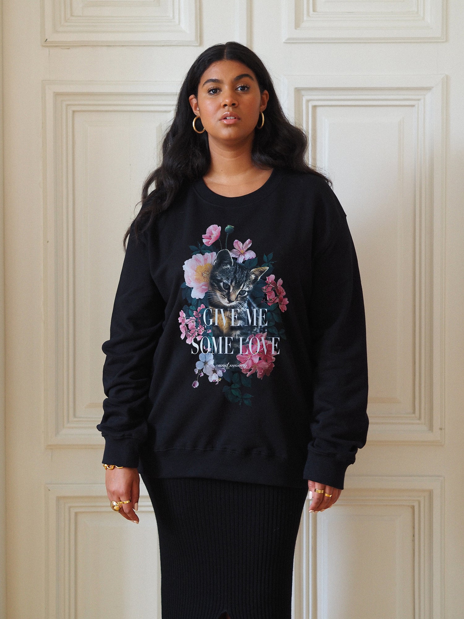 Wish List Classic Sweatshirt, Black